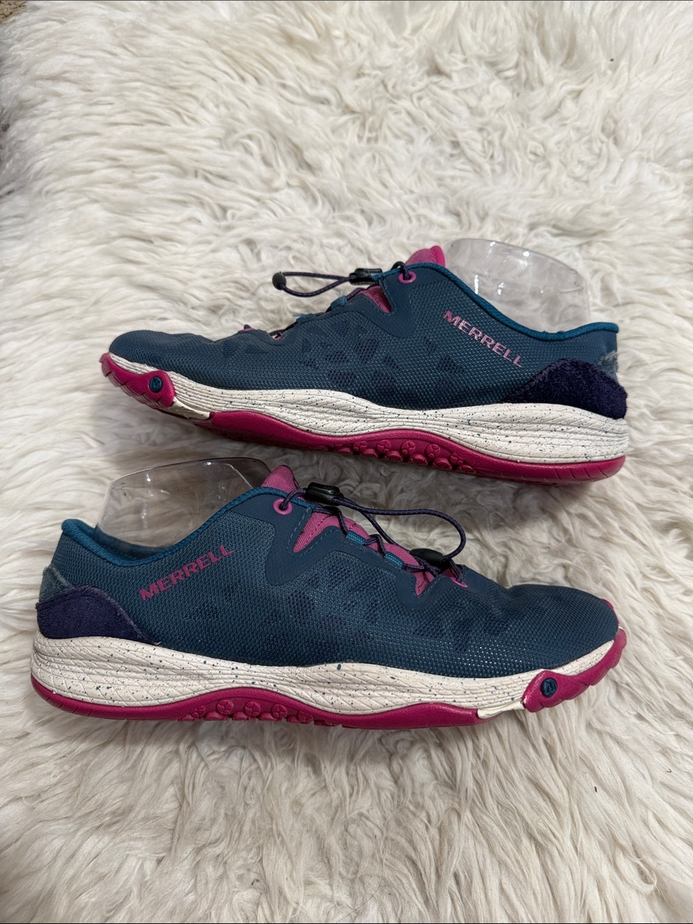 Merrell Select Grip Blue Wing Running Shoes Blue Pink Unifly Women 7.5-
J69938